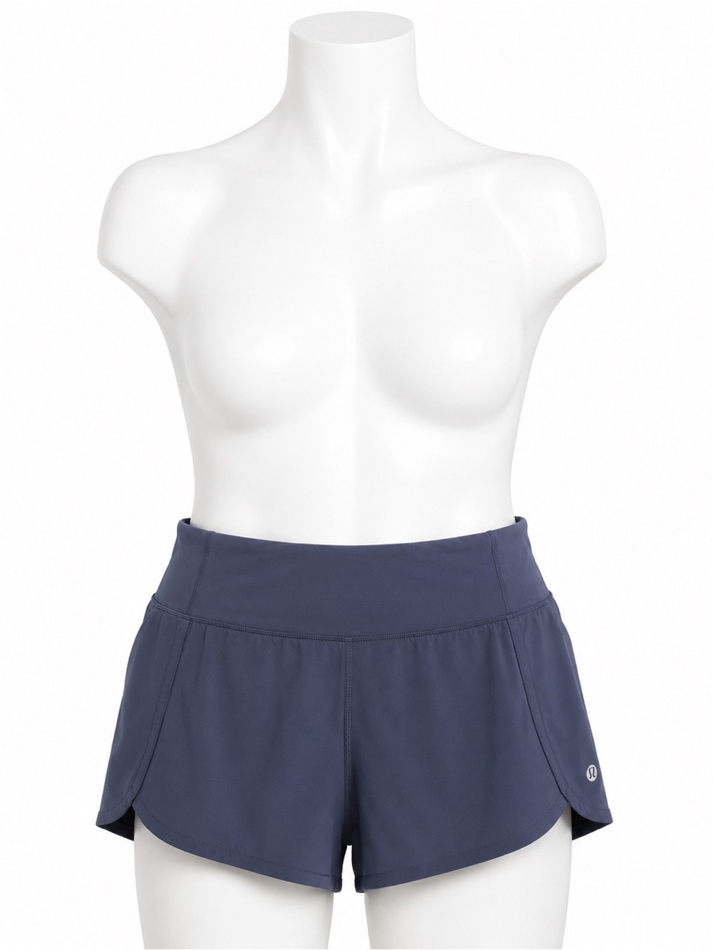 Lululemon Run Times Short II 4" True Navy Running Shorts Size 8